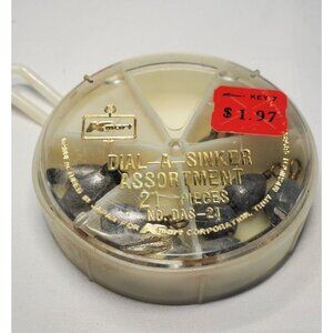 Vintage K-Mart Dial-A-Sinker Assortment Twist Lock